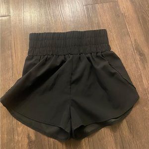High waisted running shorts